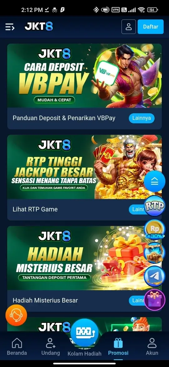 JKT8 APK Taruhan Olahraga